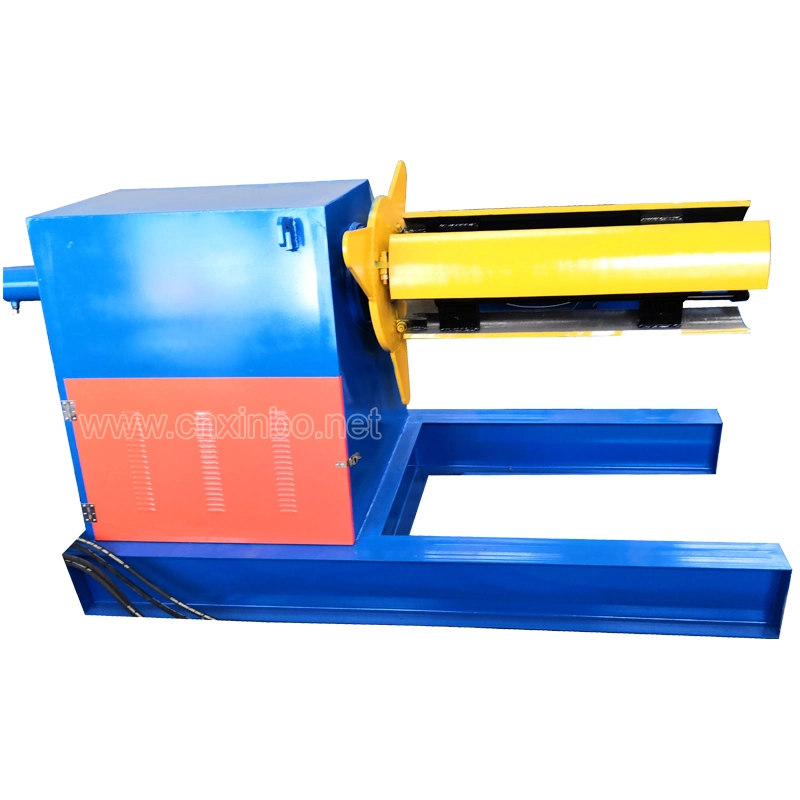 Reliable Work 5t Hydraulic Decoiler with Loading Car