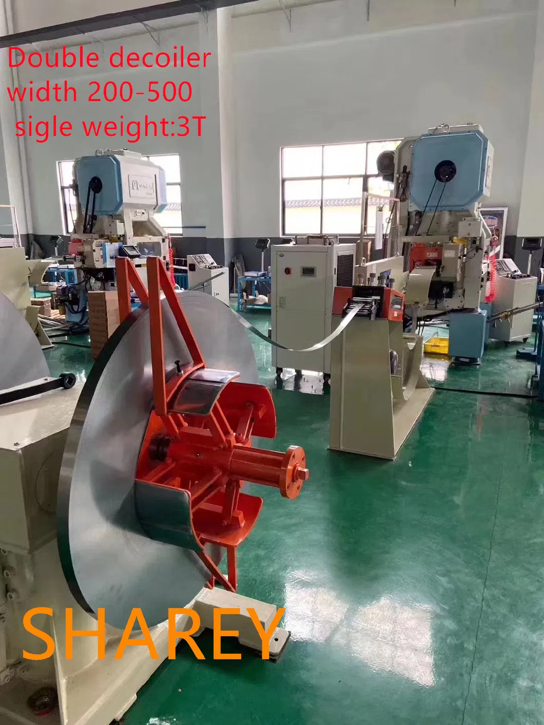 Double Ends Decoiler S Loop Type Straightener Machine for Metal Coil Material