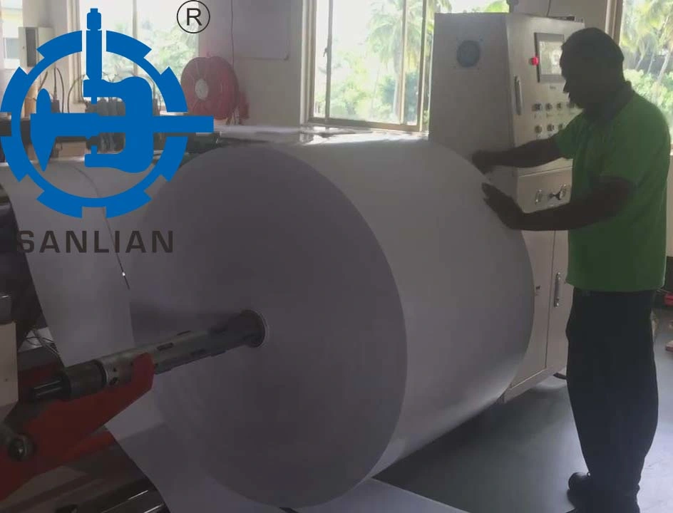 High Speed Jumbo Paper Roll Slitting Single Rewinding Machine 1600 Unwinding