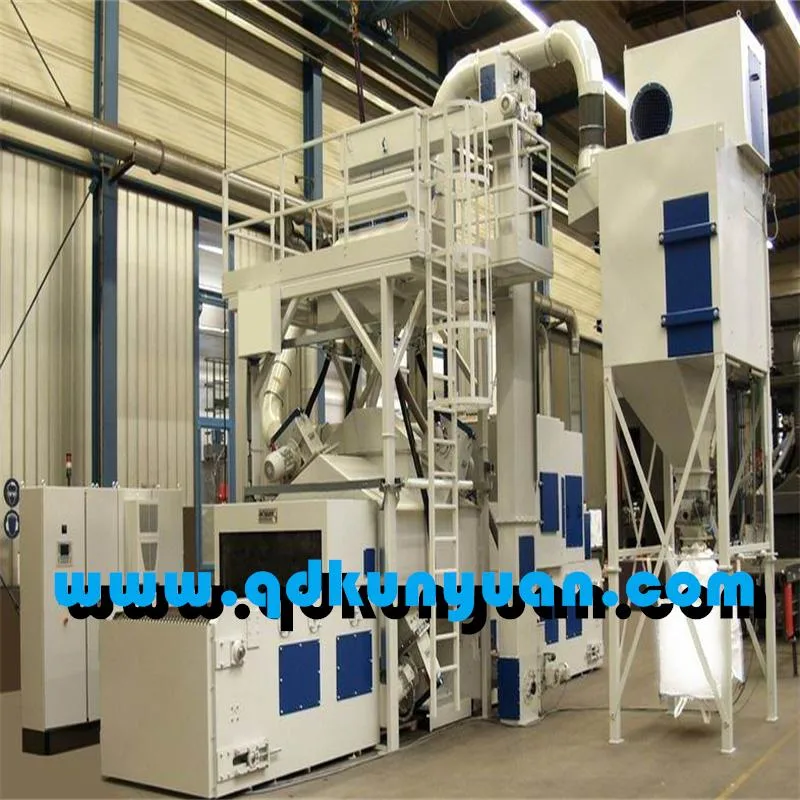 Wire Mesh Belt Passing Shot Blasting Machine for Metal Thin-Walled Parts Rust Cleaning Abrator