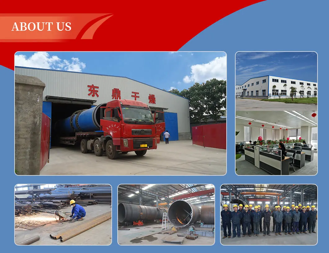 Industrial Rotary Drum Drying Equipment for Mineral, Ore, Silica Sand, Feed Dregs, Chicken Manure, Coal, Slurry, Slag, Biomass, Industrial Rotary Dryer