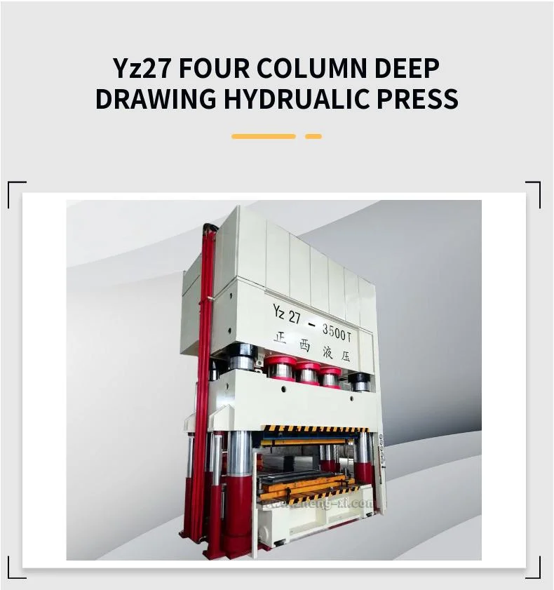 300 Tons Aluminum Can Machine Deep Drawing 4 Column Hydraulic Machine with Customizable Mold