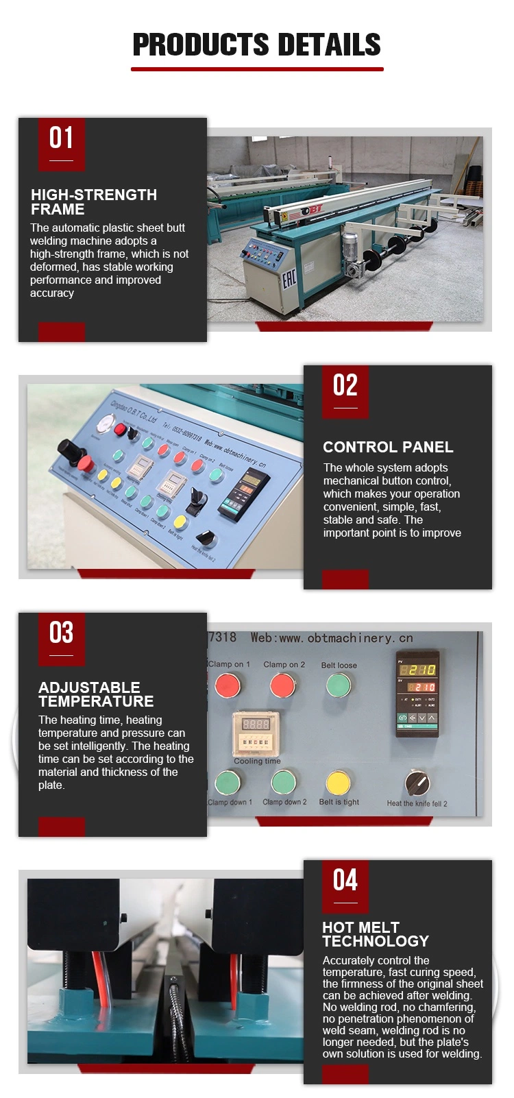 HDPE Butt Fusion Welding Machine-Plastic Sheet Welder