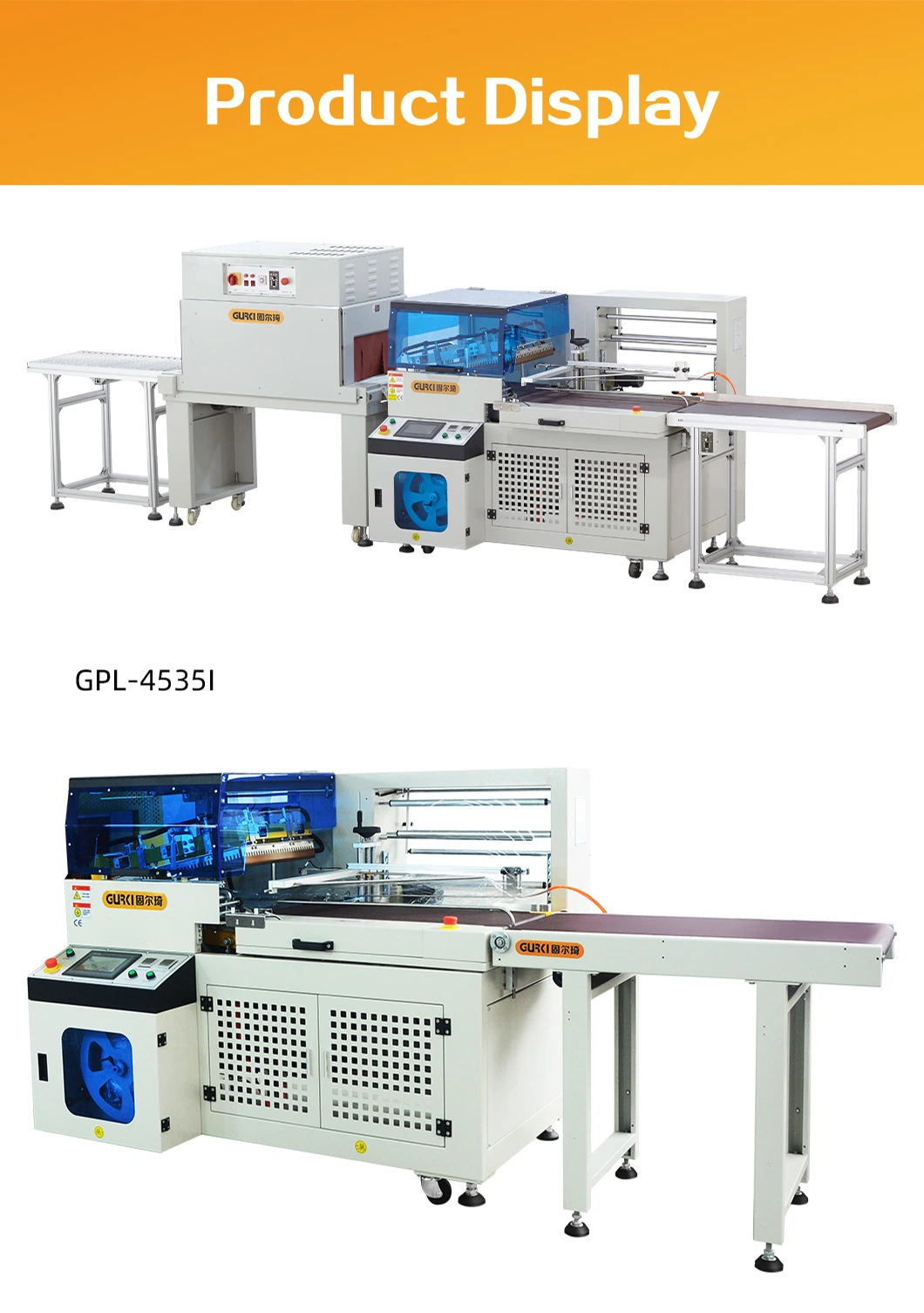 L Bar Sealer Shrink Wrapping Packaging Automatic POF Film Wrapping Plastic Machine