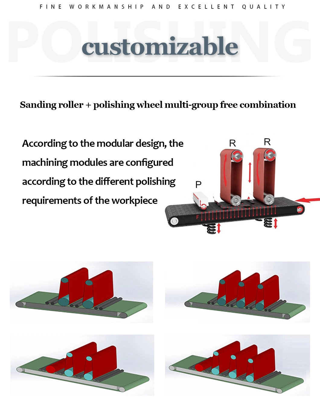 Metal Surface Edge Stainless Steel Wood Engraving Cabinet Wood Door Brush Sanding Machine Wood Polishing Machine1 - 1 Units