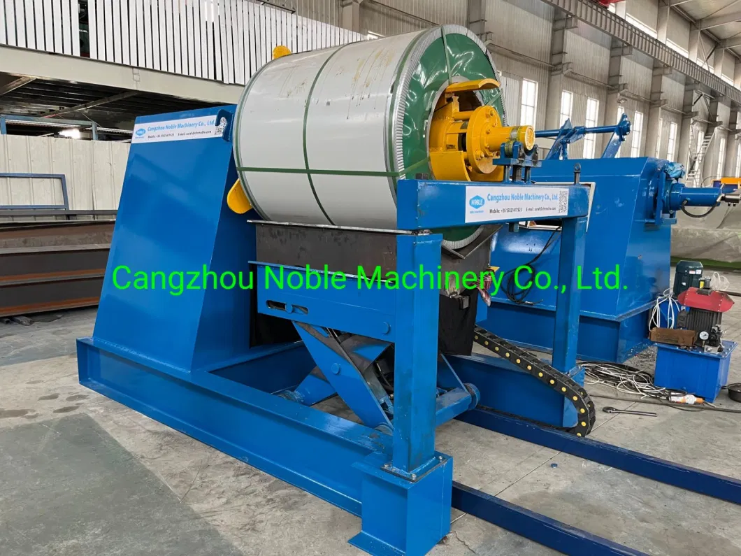 Low Price Hydraulic Decoiler Uncoiler with Coil Car Use for Steel Roofing Roll Forming Machine