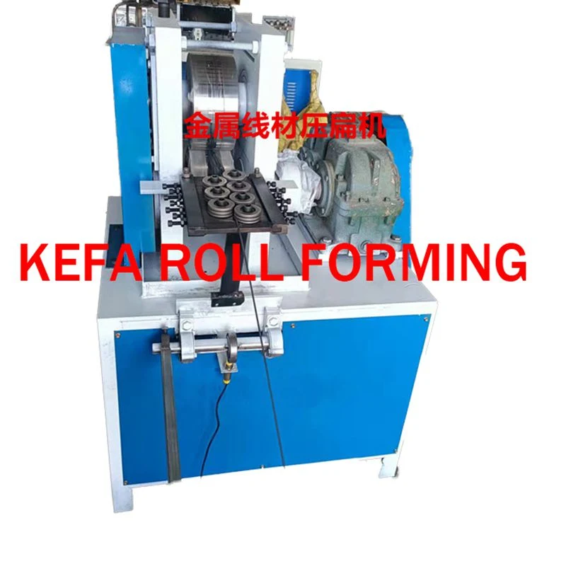 Factory Supply High Quality Metal Wire Flattening Machine Iron Steel Wire Rebar Straightening and Cutting Machine