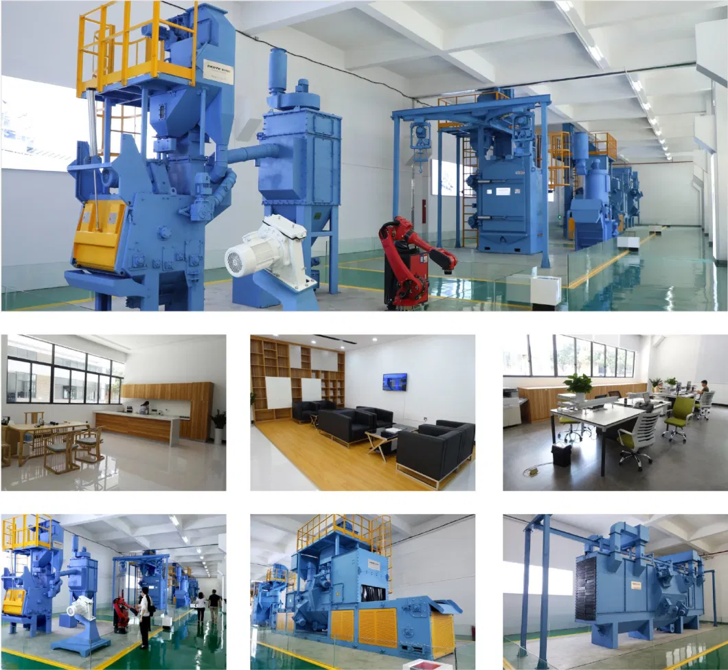 Aluminum Parts Wire Mesh Belt Conveyor Shot Blasting Machine