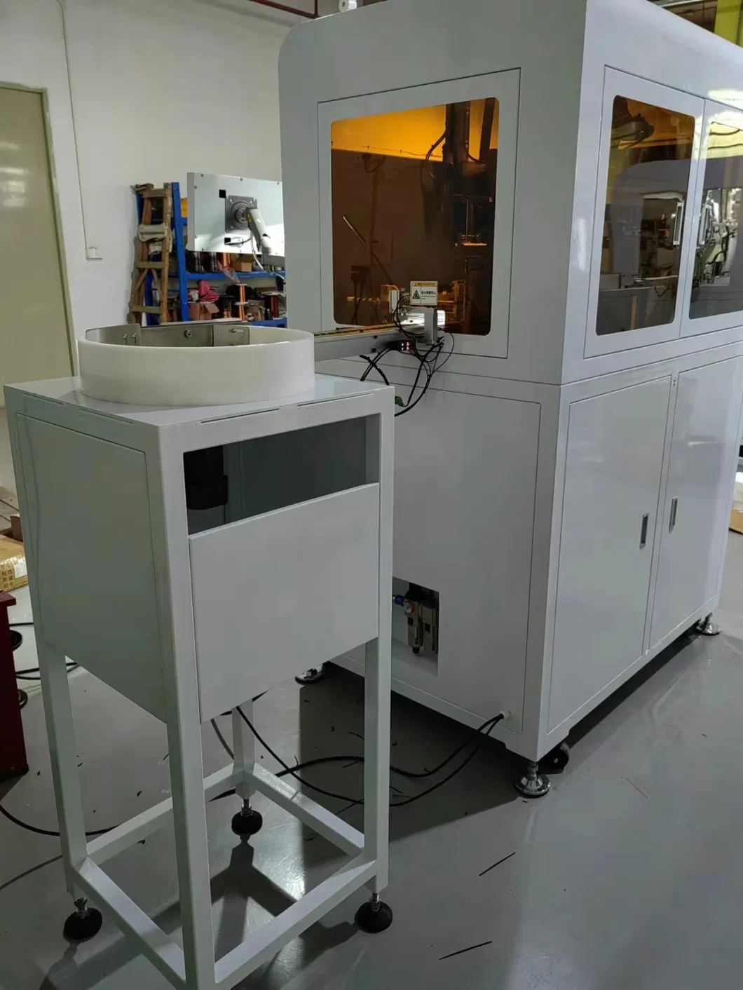 Fully Automatic Four-Phases Common Mode Inductor Winding Machine with Copper Wire 2.5mm