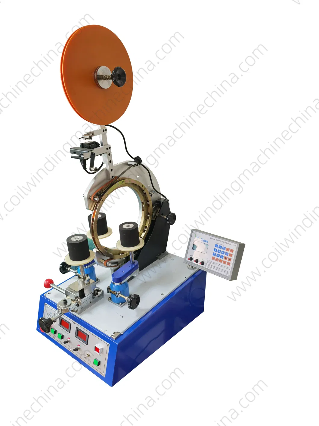 Wind Wire Range Slider Toroid Winding Machine Belt Type Winding Machine Transformer Coil Winding Machine PLC CNC Toroid Coil Winding Machine for Transformer