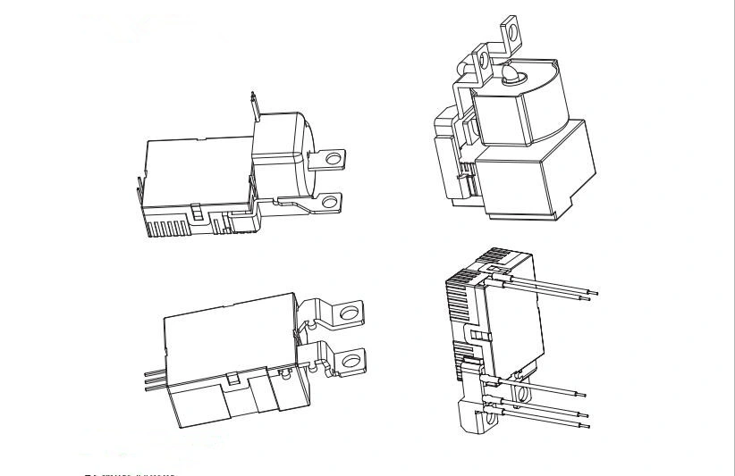 80A@250VAC Latching Relay for Rail Guide Electricity Meter