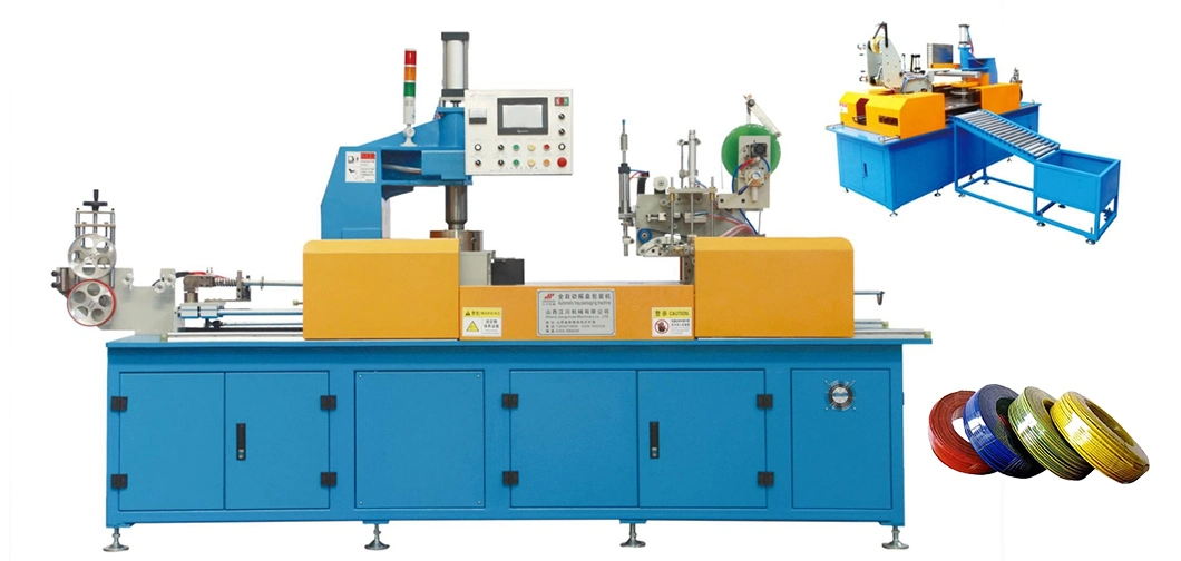 Automatic Wire and Cable Spool Winding Machine and Cable Coiling Packing Machine