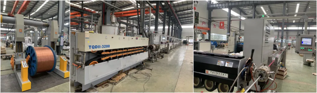 Turnkey Wire and Power Cable Coil Winding Production Line Extrusion Making Equipment Extruder Machine