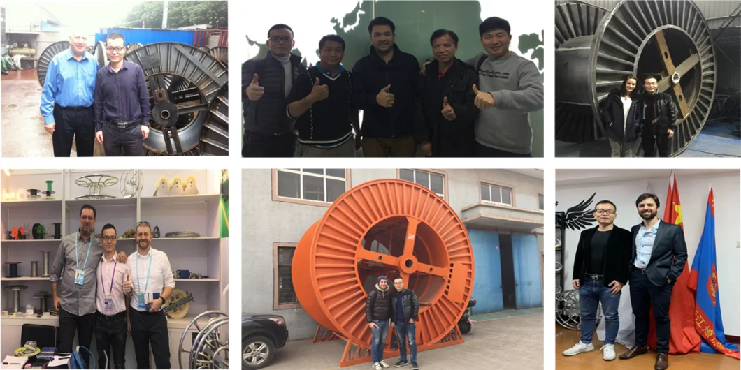 300mm Flat Steel Cable Drums for Wire Cable