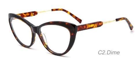 New 2024 Arrival Lady Optical Frames Glasses Acetate Cat Eye Frames