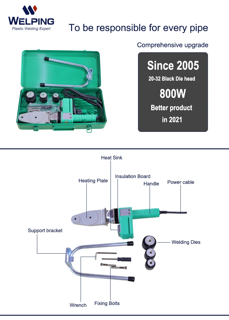 Welping Butt Fusion Welding Machine Socket Welder for PPR Water Pipes