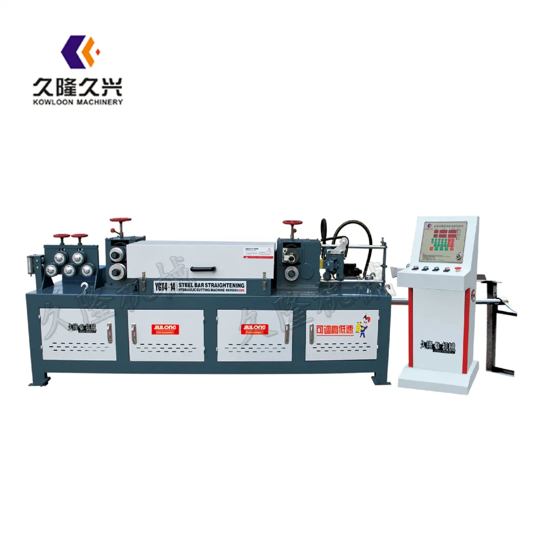 CNC Double Traction Bar Steel Rebar Straighteing Cutting Machine