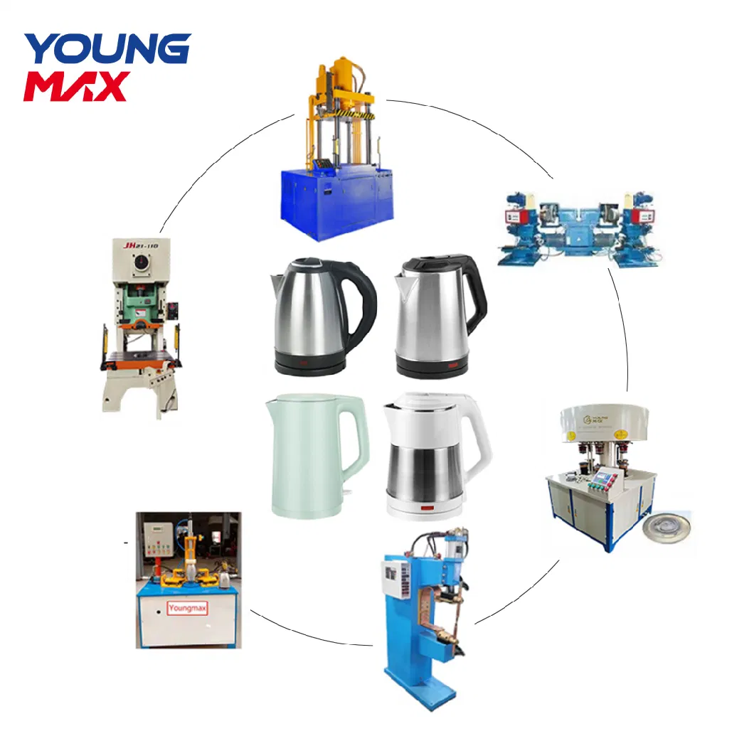 Youngmax Aluminum Frying Pan Cookware Deep Drawing Forming Hydraulic Press Machine