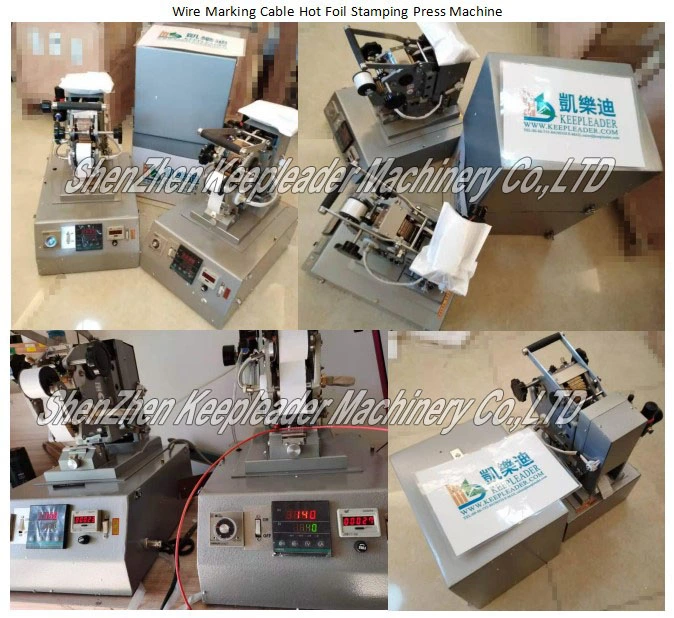 Wire Marking Cable Hot Foil Stamping Press Machine