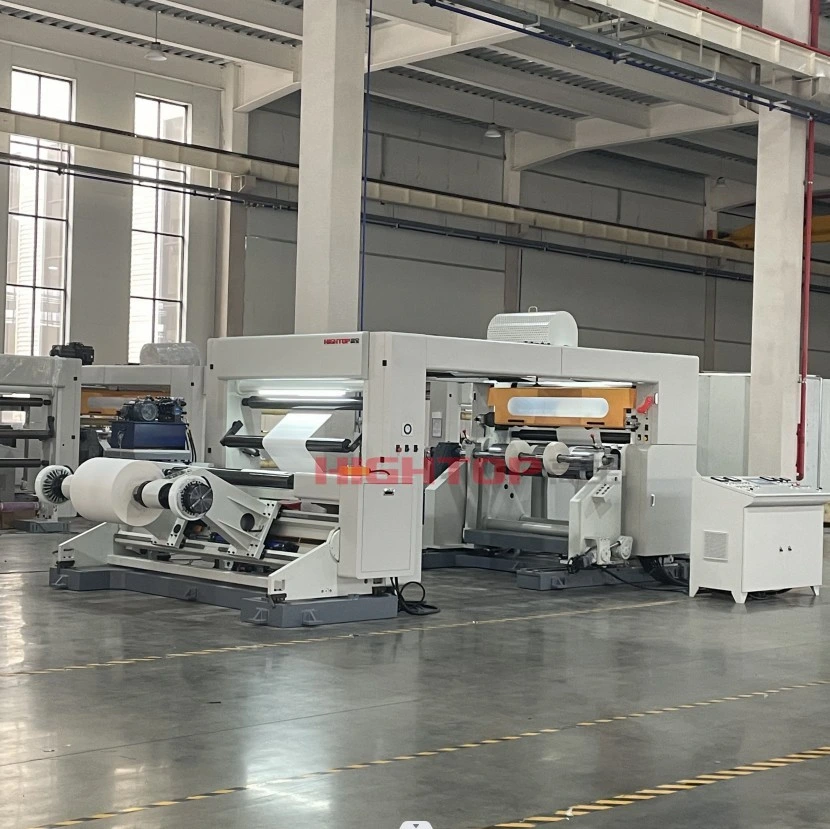 Fully Automatic Big Jumbo Roll Paper Slitting Slitter Slit Rewinder Rewinding Machine for Paper Non Woven Aluminum Foil Label PVC with Unwinding 1800mm