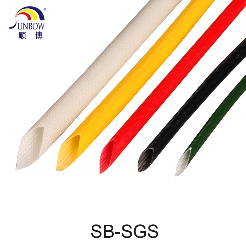 Best Price 1.5kv Heat Treatment Fiberglass Sleeving Cable Insulation Sleeving