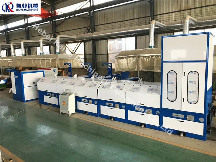 Full Automatic High Speed Carbon Steel Straight Line Wire Drawing Machine