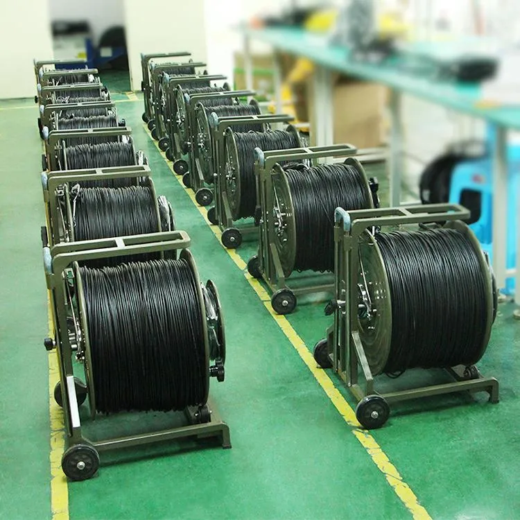 Portable Fiber Patch Cord Reel with Length 500m 1000m Tactical Fiber Cable