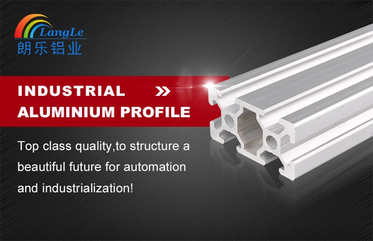 T Slot Aluminum Extruded Structural Profile Frame for Automation Equipment Conveyor System