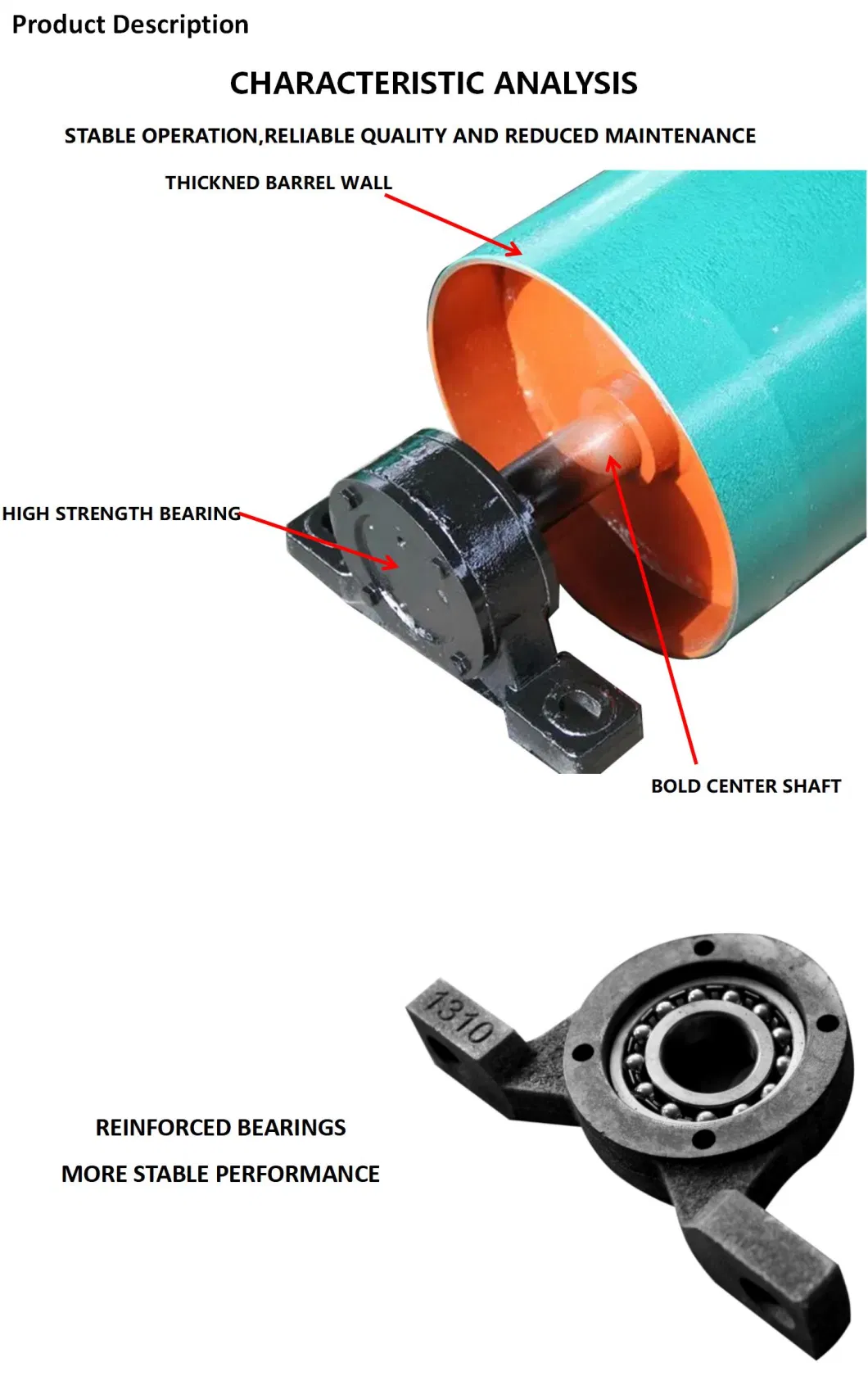 Best Selling Motor Pulley Conveyor Drawing Conveyor Roller Belt Drive Pulleys Drum