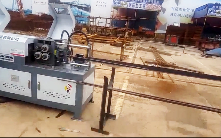 Steel Scrap Rebar Wire Machine for Cutting and Straightening