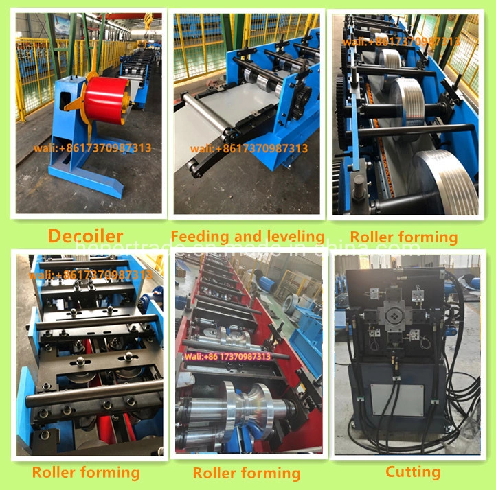 Downspout Rain Gutter Down Pipe Roll Forming Machine