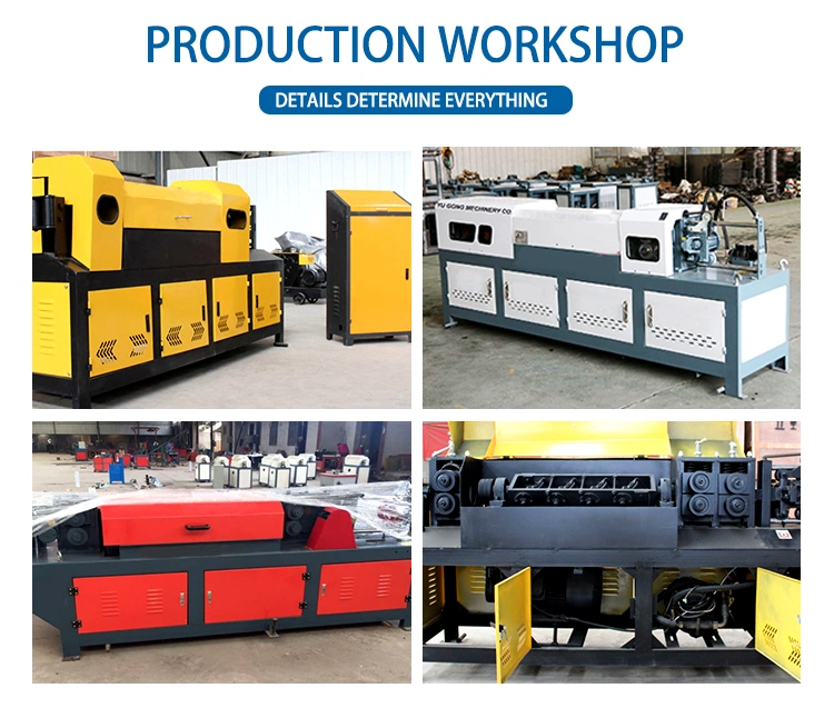 Steel Rebar Straightener Machine Straightening and Cutting Machine