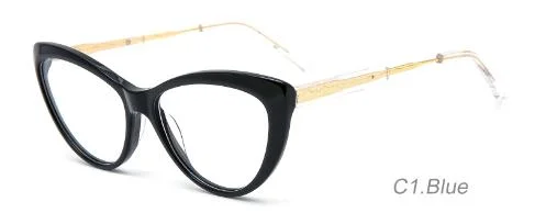 New 2024 Arrival Lady Optical Frames Glasses Acetate Cat Eye Frames