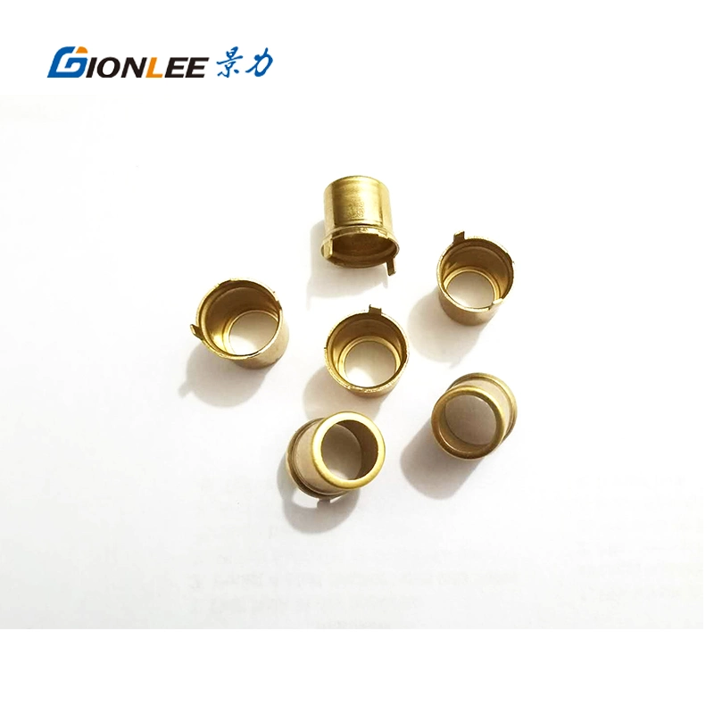 Custom Stamping Deep Drawing Brass Parts for Capacitor