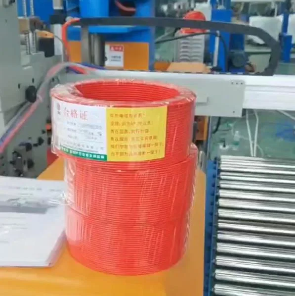 Automatic Wire and Cable Spool Winding Machine and Cable Coiling Packing Machine