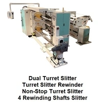 Advanced Plastic Film Slitter Rewinder Machine with Unwinding Unit.