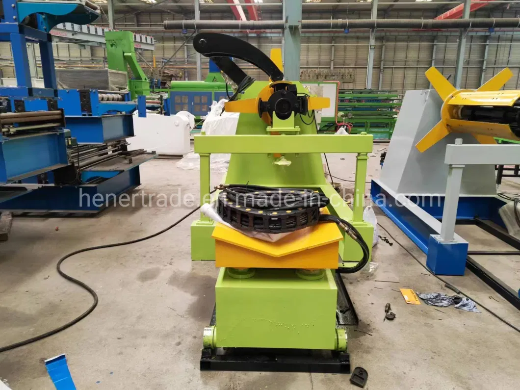 Automatic Hydraulic Decoiler Steel Coil Unwinder Machine for Sheet Metal Unwinding