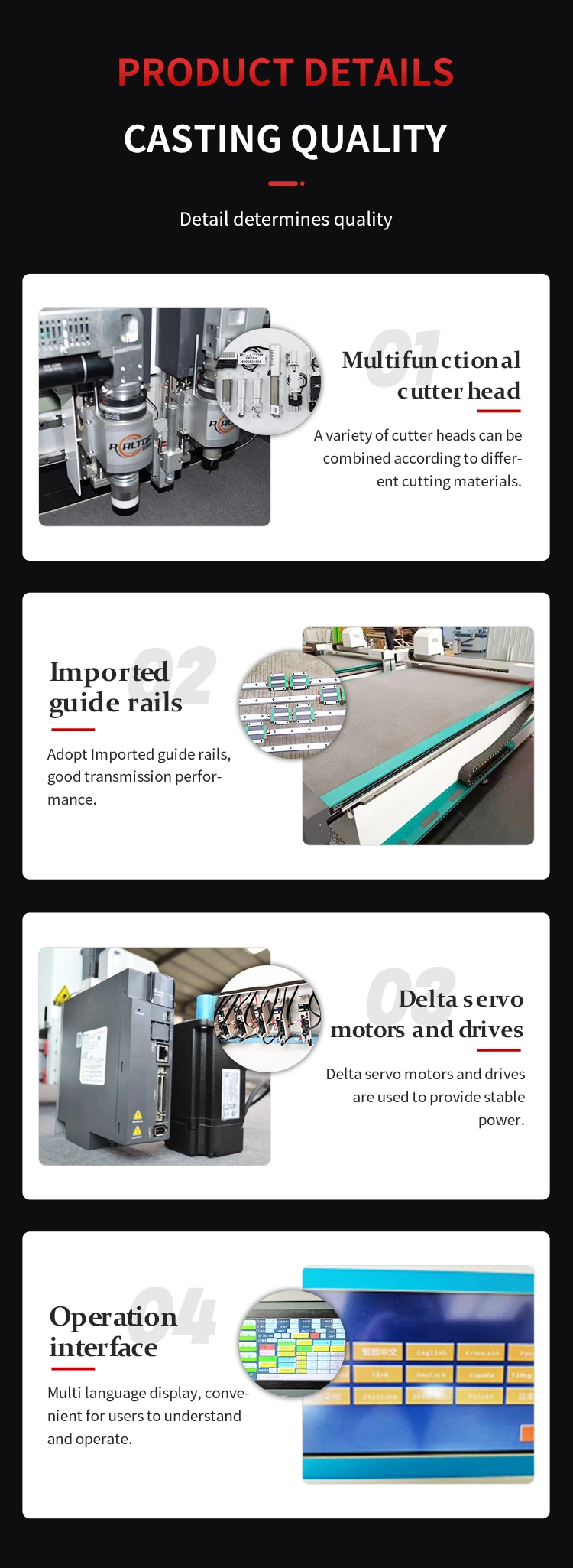 Realtop CNC Auto Fabric Wire Ring Car Mat Leather Seat Cover PVC Carpet Auto Die Cutting Machine with Easy Operation