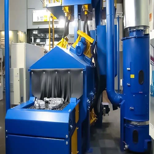 Wire Mesh Belt Shot Blasting Machine for Plastic Fabrications