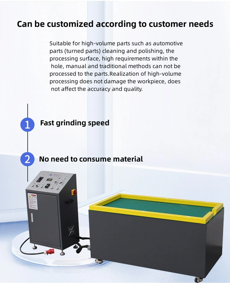 Bright and Smooth Metal Surface Rust Removal Treatment Precision Magnetic Polishing Machine