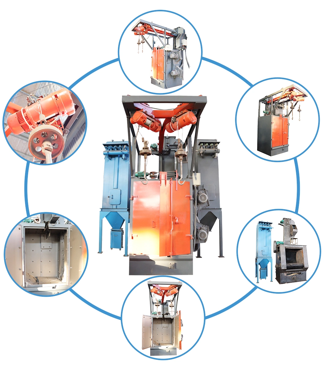 Wire Mesh Shot Blasting Machine, Mesh Type Shot Blaster Machine