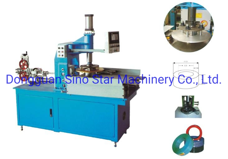 Automatic Cable Coil Coiling Wrapper Packing Machine for Rolling Flexible Wire Cable