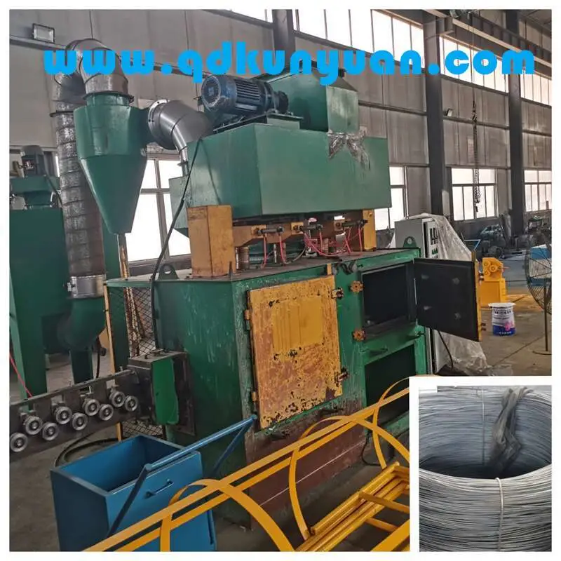 Steel Bar Shot Blasting Machine for Steel Wire Coil Cleaning Abrator