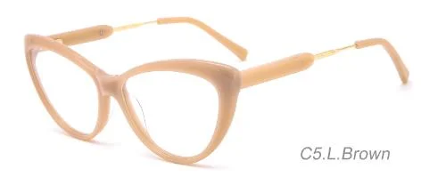 New 2024 Arrival Lady Optical Frames Glasses Acetate Cat Eye Frames