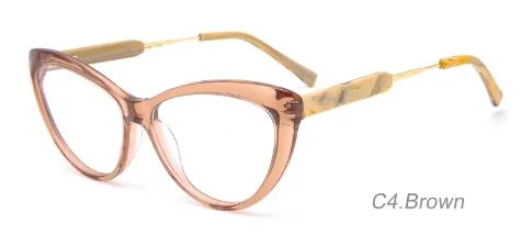 New 2024 Arrival Lady Optical Frames Glasses Acetate Cat Eye Frames