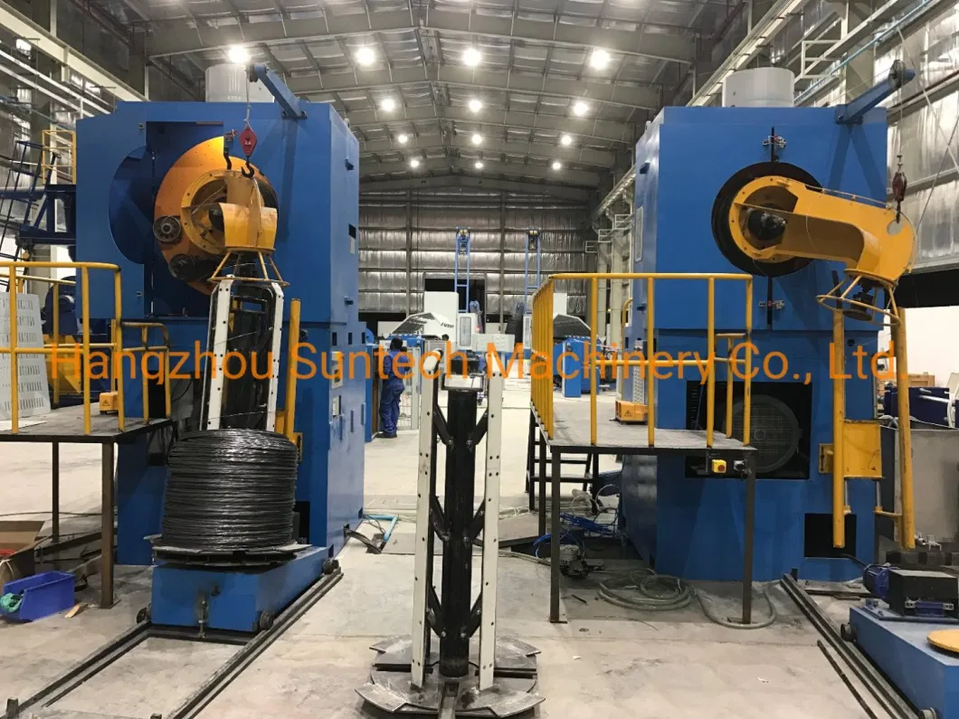 High Quality Dry Type Continuous Steel Wire Drawing Machine with Tuning Rollers