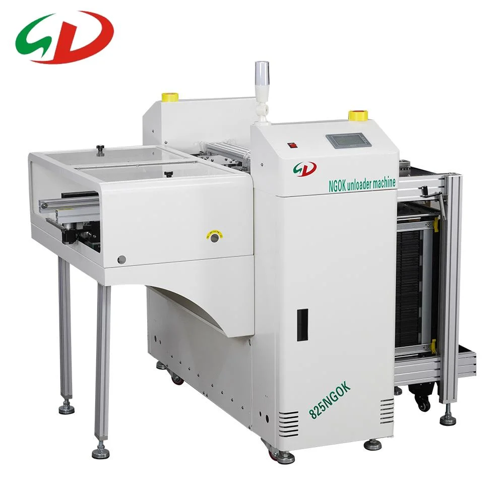 High Speed PCB Loader and Unloader Single Magazine Unloader for SMT Line/PCB/Ng/Ok Automatic Closing Machine
