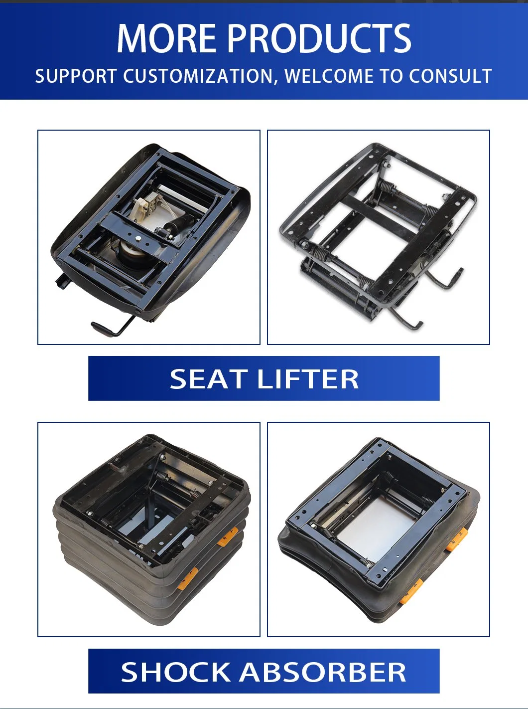 Factory Directly Supply Auto Part Steel Seat Frame with High Quality for Sale