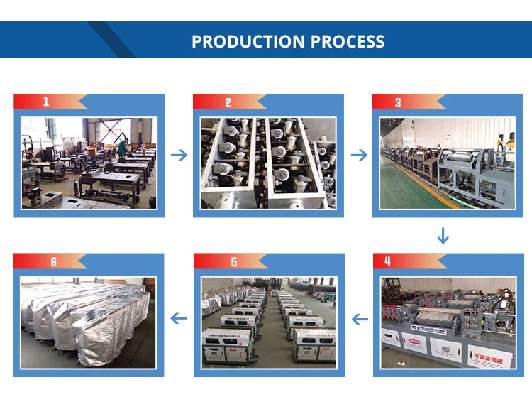 CNC Double Traction Bar Steel Rebar Straighteing Cutting Machine