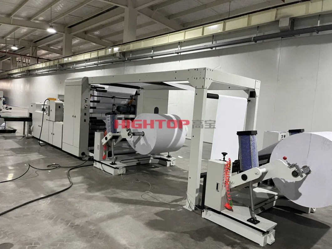 Hqj-A4a3 Roll to Sheet Paper Cutting Machine for Copier Paper Writting Paper Printing Paper Office Paper Sheeting with 2 Rolls Unwinding